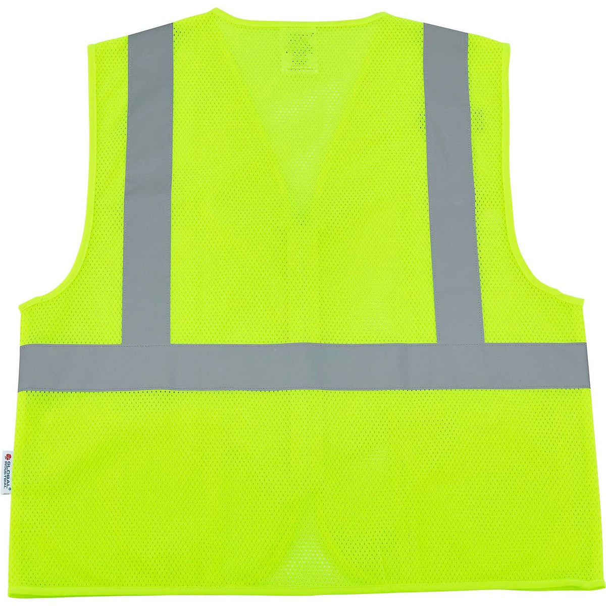 Hi-Vis Class 2 Safety Vest by Global Industrial – Small-Medium, Polyester, Lime Green, Model 641636LS