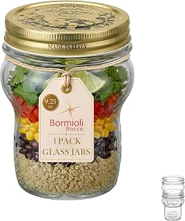 Bormioli Rocco Quattro Stagioni Stacking Jar, 9.25 Oz. - ClearGold