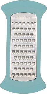 Microplane Mixing Bowl Grater - Extra Coarse Grater for Cauliflower Rice - Purist Blue