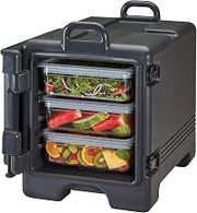 Insulated Food Pan Carrier - Hotbox and Food Warmer for Catering & Transport - Front Load UPC300 Series (Black) by Cambro – UPC300, 41.1 quarts, Plastic, Black, Model UPC300110