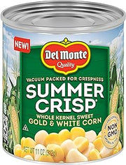 Del Monte Summer Crisp Whole Kernel Gold and White Corn, 11 oz Can