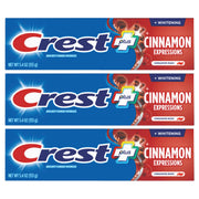 Complete Cinnamon Rush 5.4 Ounce (3 Pack) by Crest – 5.4 Ounce (Pack of 3), Pack of 3, Model CREST-TOTHPAST-CINAMN-6oz-6PK-VB