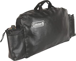 Coleman Large Stove Protective Cover & Carry Case, Fits Most Grills/Stoves, 2 Large Side Pockets for Fuel Cannisters
