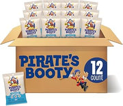 Pirate's Booty Aged White Cheddar Puffs, Gluten Free Snacks, 1 oz, 12 ct