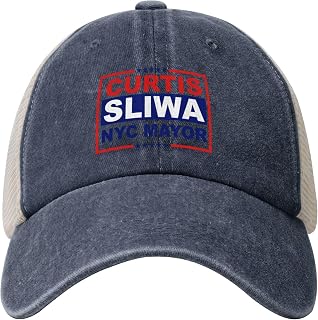 Curtis Sliwa for NYC Mayor Trucker Hat New York City 2026 Election Baseball Cap Adjustable Mesh Back Hats