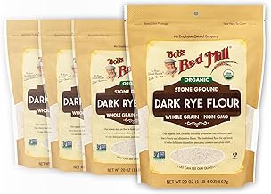Bob's Red Mill Organic Dark Rye Flour, 20oz (4 Pack)