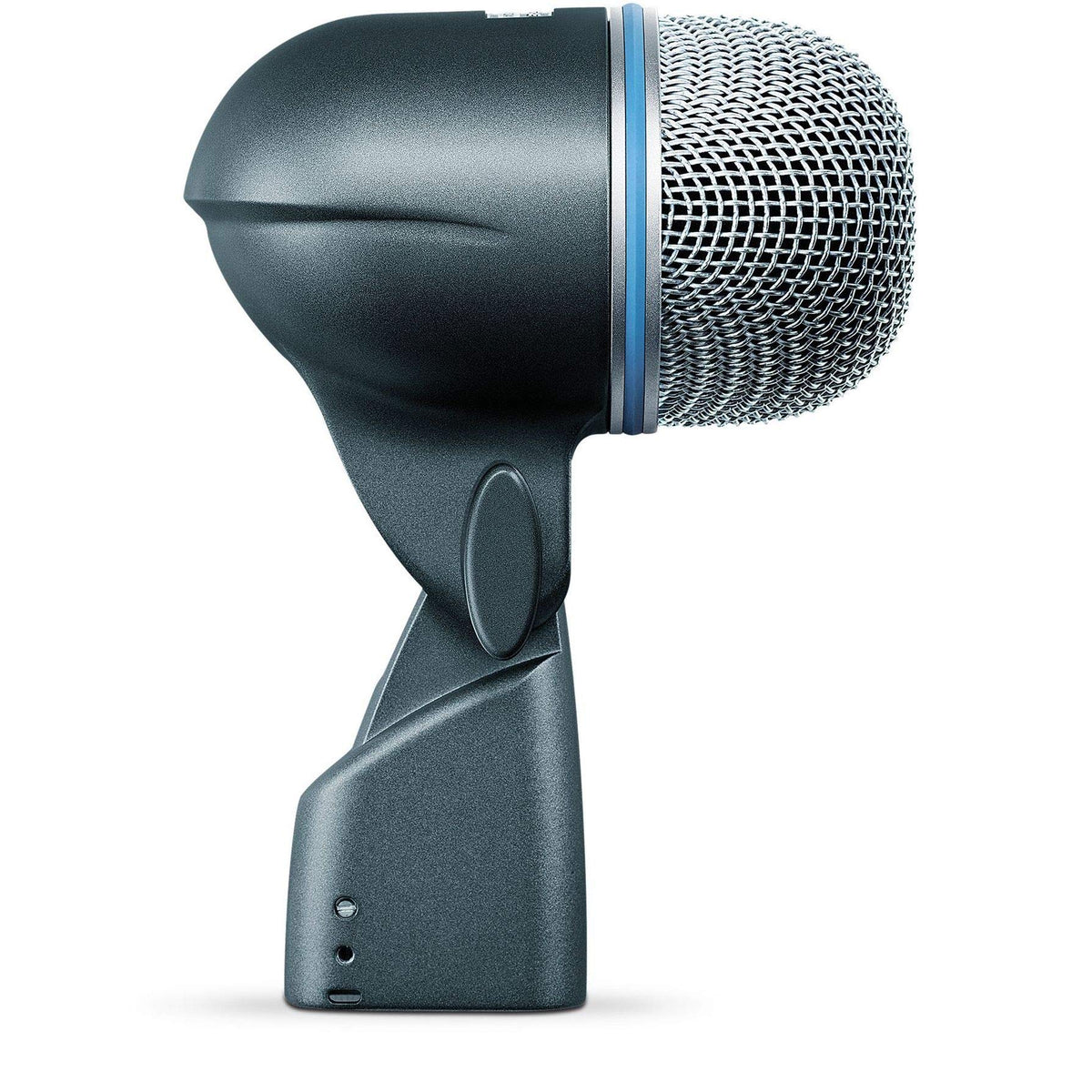 Kick Drum Microphone - Supercardioid Dynamic Mic with High Output Neodymium Element by Shure – 4.10, Alloy Steel, Silver, Model Beta 52A