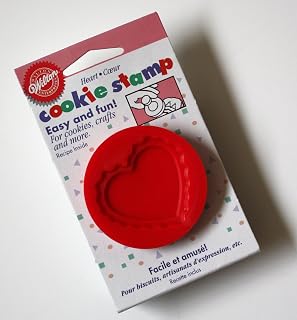 Wilton Ruffled Double Heart Cookie Stamp