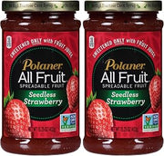 Polaner All Fruit Spreadable Fruit, Seedless Strawberry, 15.25 Ounce (Pack of 2)