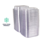 Eco-Products Compostable 8" Clear PLA Plastic Clamshell To Go Containers by ECO PRODUCTS – 8"x8", 8.0 fluid_ounces, PLA Plastic, Clear, Pack of 160