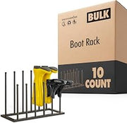 Stock Your Home Boot Rack Boot Storage Organizer Tall Boot Holder Shelf Stand Cowboy Boot Rack 10 Pack