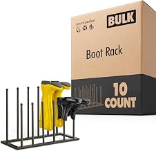 Stock Your Home Boot Rack Boot Storage Organizer Tall Boot Holder Shelf Stand Cowboy Boot Rack 10 Pack