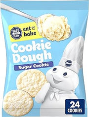 Pillsbury Refrigerated Sugar Cookie Dough, Makes 24 Cookies, 16 oz
