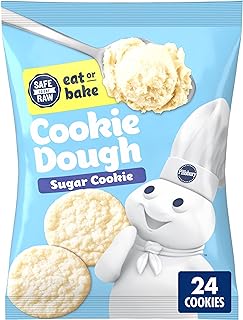 Pillsbury Refrigerated Sugar Cookie Dough, Makes 24 Cookies, 16 oz