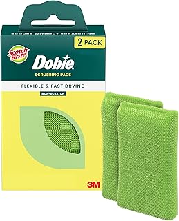 Scotch-Brite Blooms Dobie Scrubbing Pad, 2 Packs