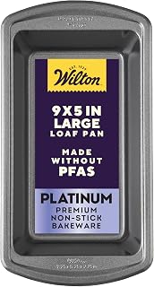 Wilton Platinum Non-Stick Loaf Pan, Made Without PFAS, 9 x 5 in