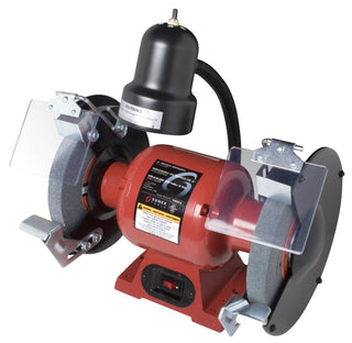 Sunex 8 inch Bench Grinder by Sunex Tools – 8" Bench Grinder, Metal, Red, Model 5002A