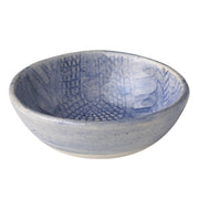 Wonki Ware Blue Nbedelle Dipping Bowl by Lenox – 3 inches, Stoneware, Blue, Model 867805
