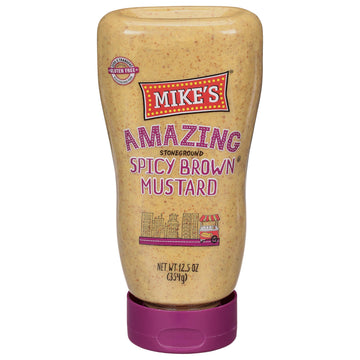 Spicy Brown Mustard by Mike's Amazing – 6.54 x 3.31 x 2.17 inches