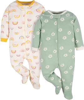 Gerber Baby Girls 2-Pack Sleep ‘N Play
