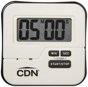 Waterproof Kitchen Timer | Big Digital Display | 90-Second Loud Alarm with Flashing Light | Shatterproof & Steamproof | Magnet & Stand Mount | Ideal for Chefs | TMW by CDN – Model