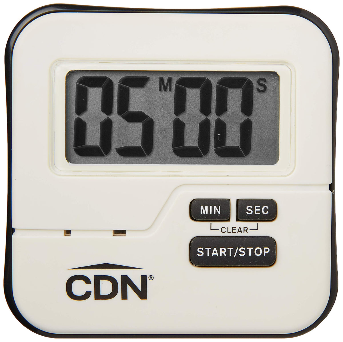 Waterproof Kitchen Timer | Big Digital Display | 90-Second Loud Alarm with Flashing Light | Shatterproof & Steamproof | Magnet & Stand Mount | Ideal for Chefs | TMW by CDN – Model