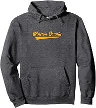 Winston County High School Vintage Swoosh Pullover Hoodie