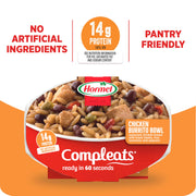 HORMEL COMPLEATS Chicken Burrito Bowl / 9 Ounce (Pack of 6) / 6 Seasoned Rice
