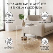 Acrylic 2 Tier Side Table by POCREATION – #911, Model POCREATIONuz32h0vksn