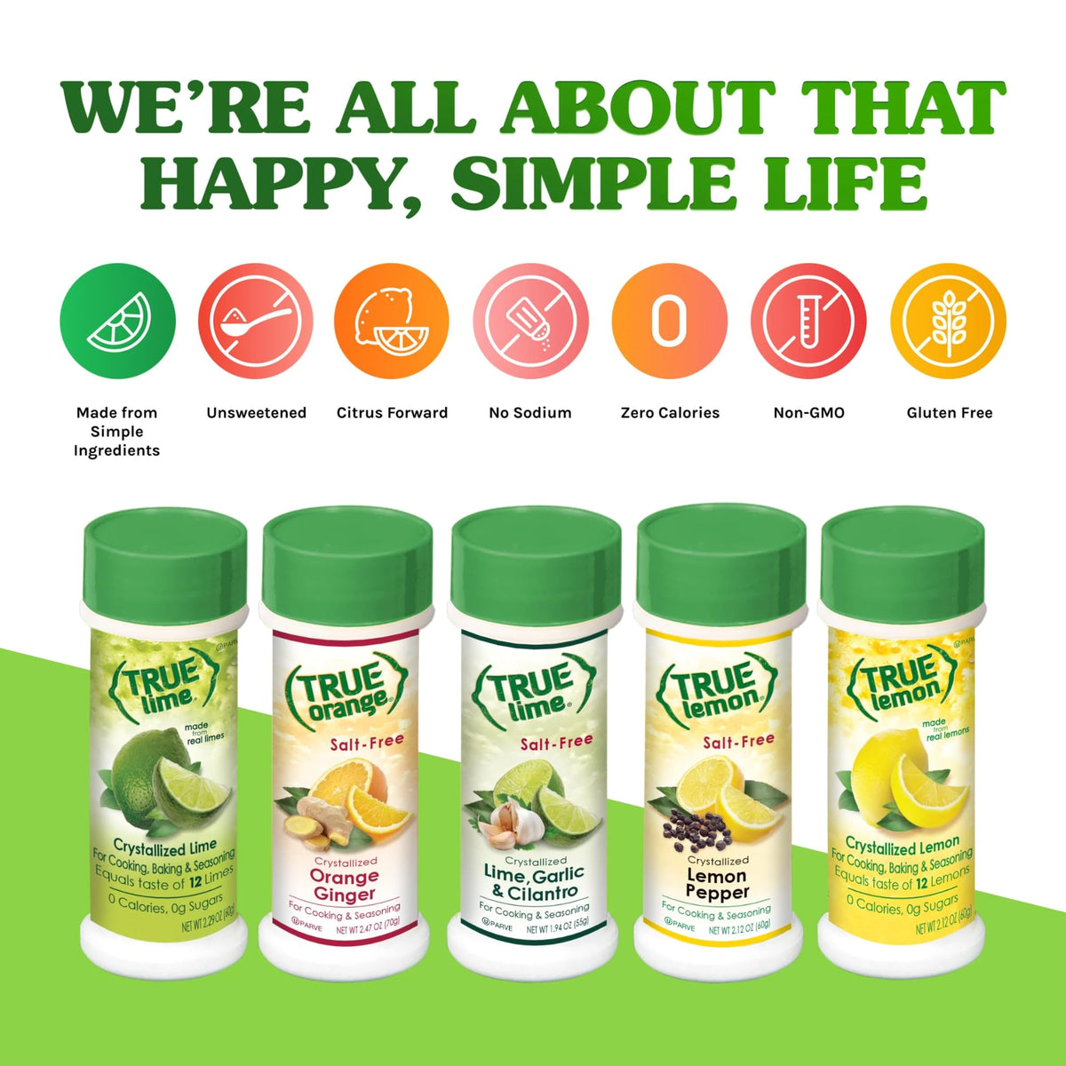 True Lime 10.6oz Shakers 2 pk by True Citrus – 10.6 Ounce (Pack of 2), lime, Model GBS-0330-2