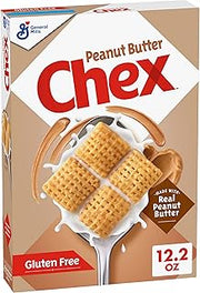 Peanut Butter Chex Cereal, Gluten Free,12.2 oz | Made with Real Peanut Butter, 12g Whole Grain per Serving, Good Source of 12 Vitamins & Minerals