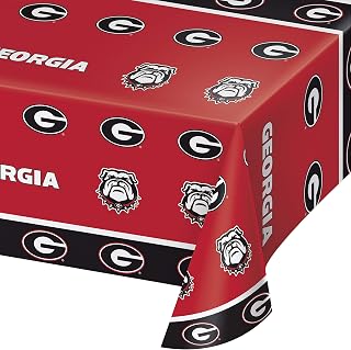 Creative Converting University of Georgia Plastic Tablecloths, 3 ct