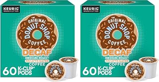 The Original Donut Shop Decaf Keurig Single-Serve K-Cup Pods, Medium Roast Coffee, 60 Count (Pack of 12)