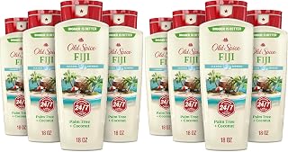 Old Spice Men's Body Wash Fiji with Palm Tree, 18 oz (Pack of 8)