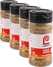 Lawry's Garlic Pepper Coarse Ground Blend, 2.6 oz (Pack of 4)