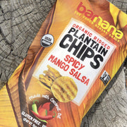 Barnana Spicy Mango Salsa / 40 Ounce (Pack of 1) / 1 Dried Banana Chips