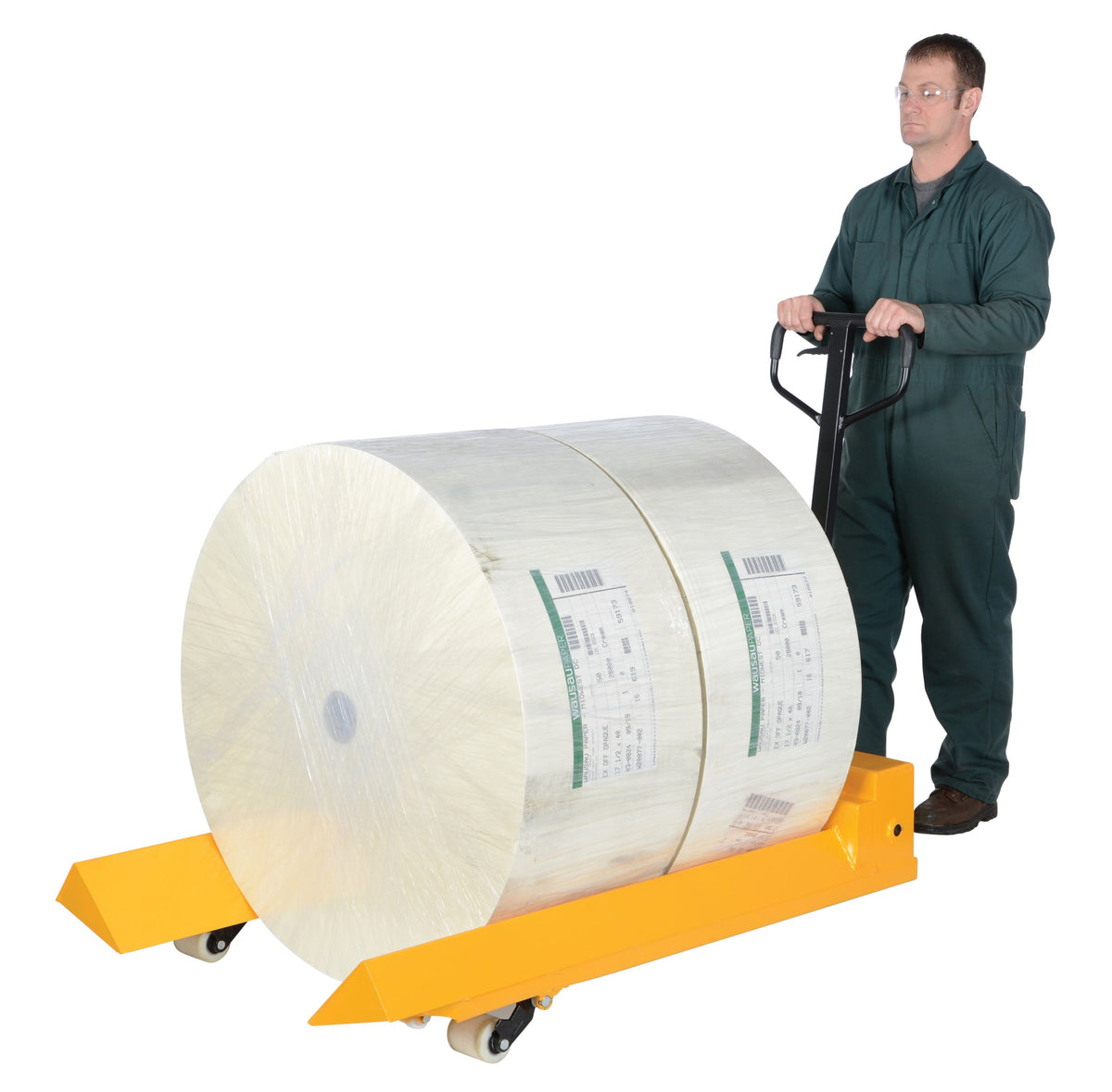 Pallet Trk Vshape Center 40x48 4K by Vestil – One Size, Blend, Multicolor, Model PM4-4048-RL