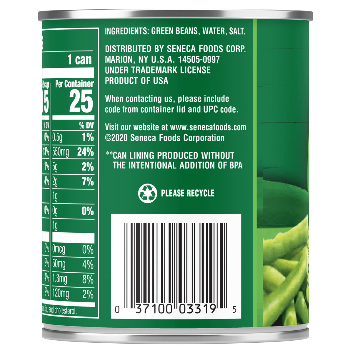 Cut Green Beans | Naturally Delicious by Libby's – 8 Ounce (Pack of 12), Pack of 12