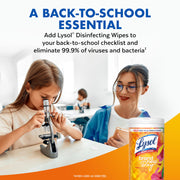 Disinfecting Wipes by Lysol – 80 Count (Pack of 1), White, Model 97181CT
