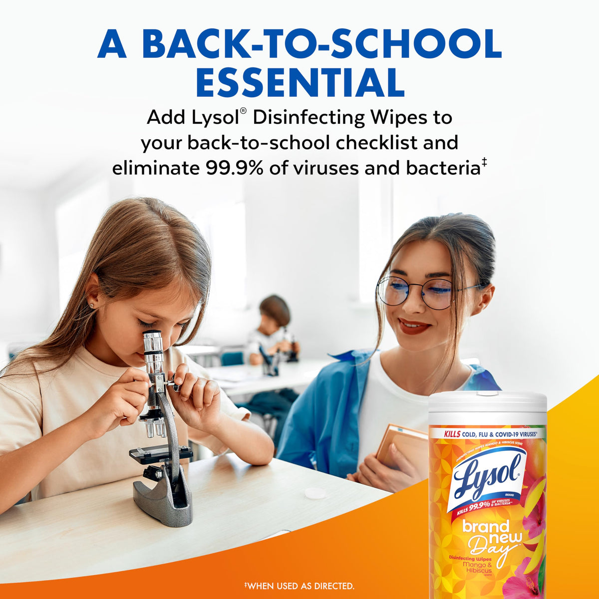 Disinfecting Wipes by Lysol – 80 Count (Pack of 1), White, Model 97181CT