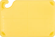 San Jamar Yellow / 6 / 9" x 6" Cutting Boards