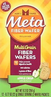Metamucil Fiber Wafers Apple Crisp 24 Each (Pack of 6)