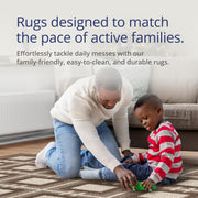 Cozy Brown Area Rug for Living Room by Abani – 4' x 6', Polypropylene, Brown