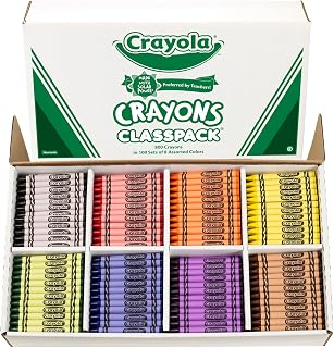 Wholesale CASE of 5 - Crayola 8-Color Classpack Crayons-Crayon Classpack,Regular 3-5/8"x5/16",800/BX,8 Assorted Clrs