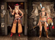 Masterbox Bundle LOT of Wild WEST PIN-UP Series 2 Plastic Kits 1/24