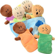Constructive Playthings Expression Babies Plush Dolls, Super Soft Baby Dolls Set, Therapy Toys, Multicultural and Social Emotional Learning, Baby Toys for All Ages, Set of 6 Plush Dolls, Multicolor