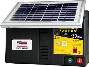 Zareba ESP30M-Z 30-Mile Solar-Powered Low-Impedance Electric Fence Charger
