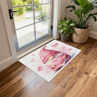 JUNZAN Soft Faux Lambskin Plush Non Slip Rubber Back Floor Rug One Size