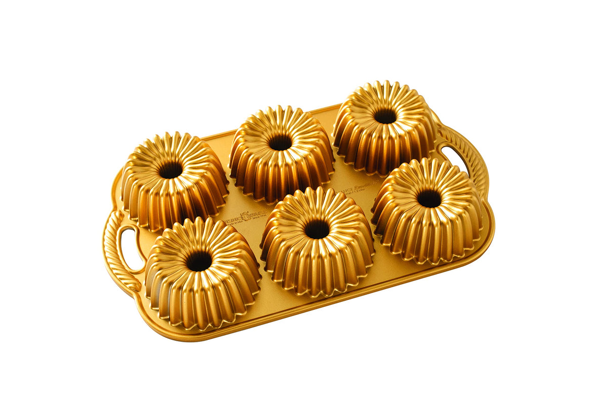 by Nordic Ware –, 5-Cup, 5.0 cups, Aluminum, Gold, Model 93377