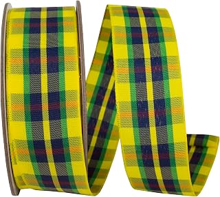 Reliant Ribbon Sunrise Westwood Wired Edge Ribbon, Yellow